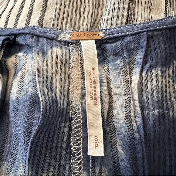 Free People Tye Dye Striped Tunic Top Size Small - Picture 11 of 11